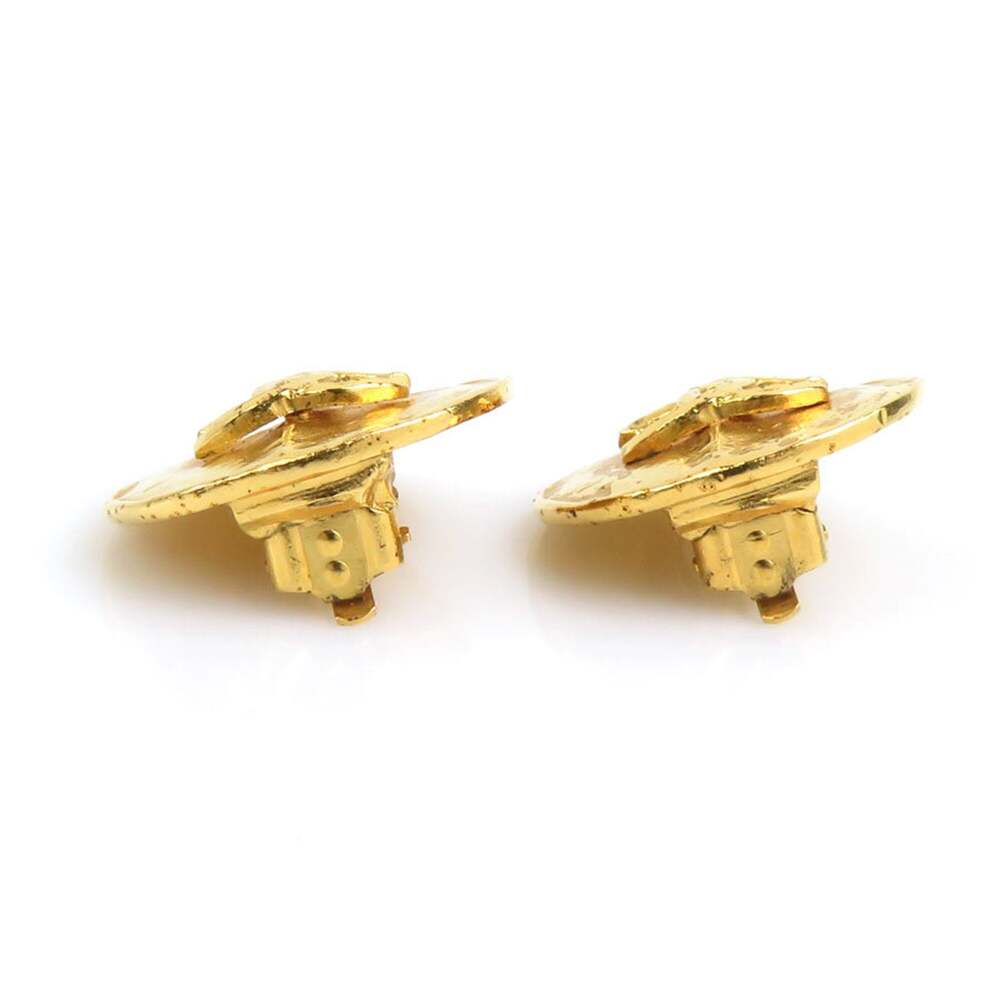 Chanel Cc Logo Clip-On Earrings Gold- #256688C51B - Picture 6 of 9